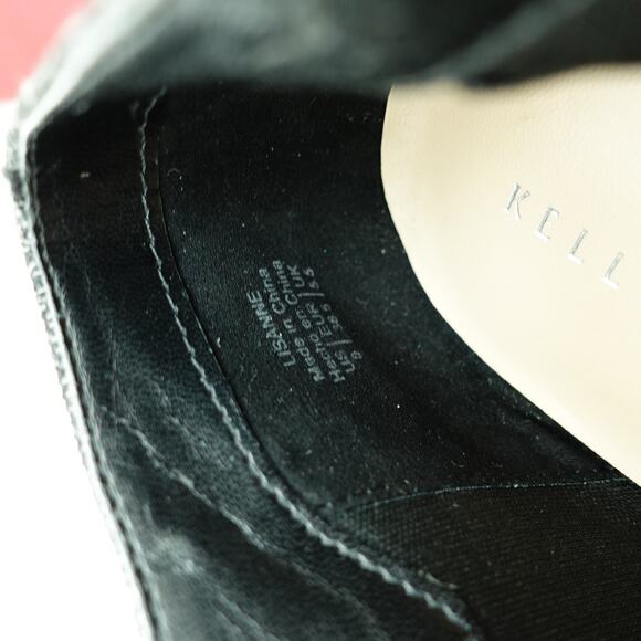 Kelly & Katie Womens Lisanne Bootie Platform Round Toe Zip Up Tweed Gray Size 8 - Picture 7 of 8